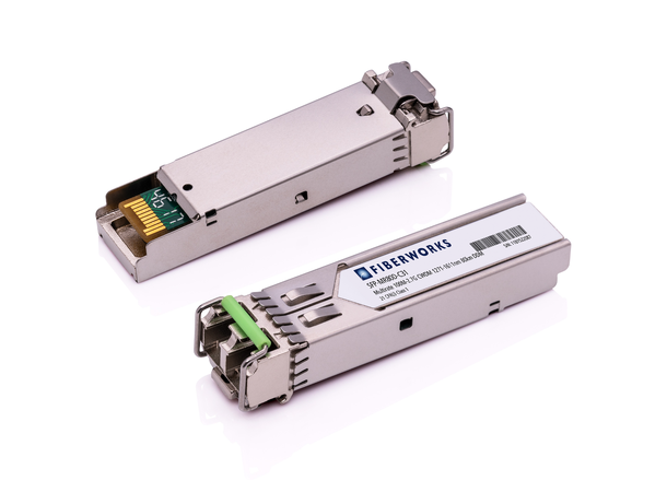 SFP, Multirate 100M-2.7G, DDM, 80km RGD CWDM 1311nm, 28dB, SM, Fiberworks 
