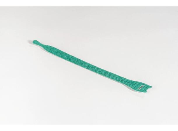Borrelås buntebånd grønn TEXTIE M 12.5mm bredde, 200mm lengde, 10 pakning 