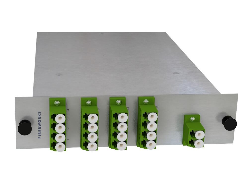 F-SPLIT-LGX2-1x16-1 Fiberworks AS  PLC splitter 1:16 i LGX2 modul LC/APC 