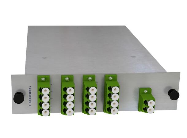 PLC splitter 1:16 i LGX2 modul LC/APC 