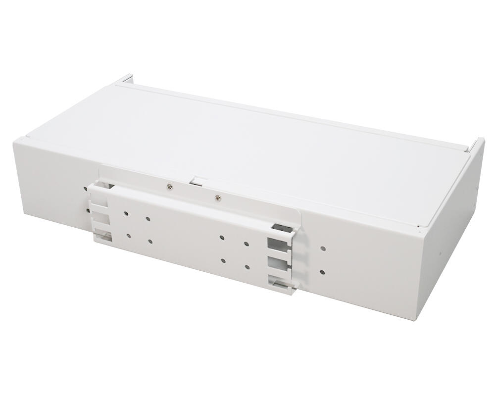 SP-FP20-48LCQ-EMPTY Fiberworks AS 6918851 19&quot;/ETSI 2U panel for 48 LC-QUAD (192F) Teleskopskinner, med installasjonssett