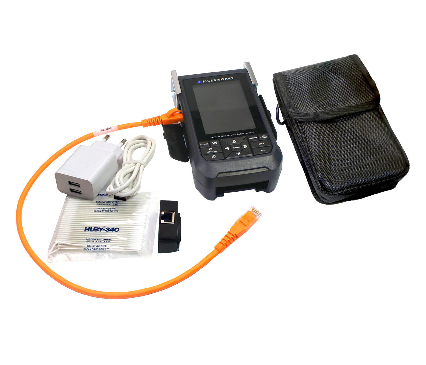 TM-TB-700-SCA Fiberworks AS TM-OTDR-35-22DB-SCA Optisk Multimeter TB-700 OTDR 1310/1550, OPM, OLA, OLS og VFL