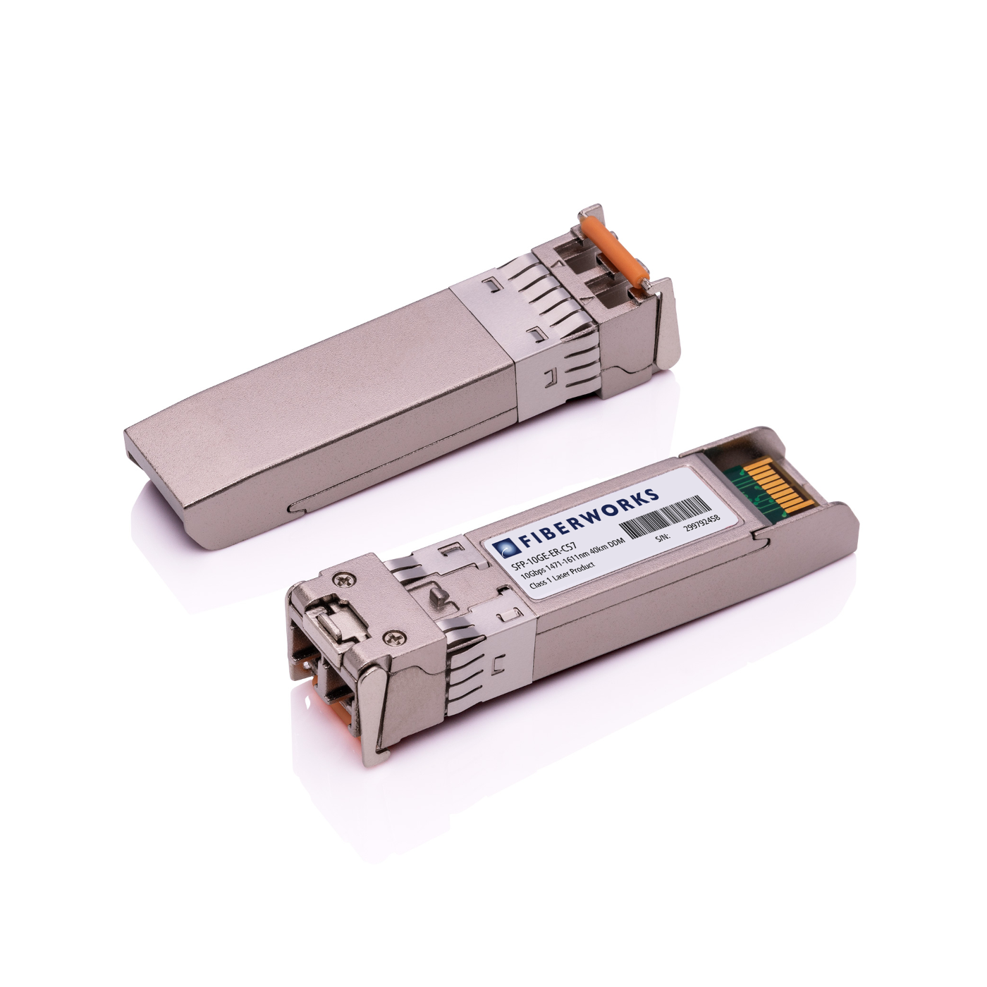 SFP-10GE-ER-C57-C Fiberworks AS  SFP+, 10GBase-LR, DDM, 40km CWDM 1571 nm, 15dB, SM, Cisco
