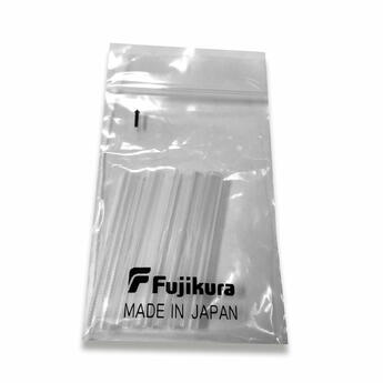 SP-SLV-RIB-12-FP-05 AFL S003027 Skj&#248;tehylse, ribbon, 40mm, 250-pack Klar, 4.5x4.0mm diameter etter krymp