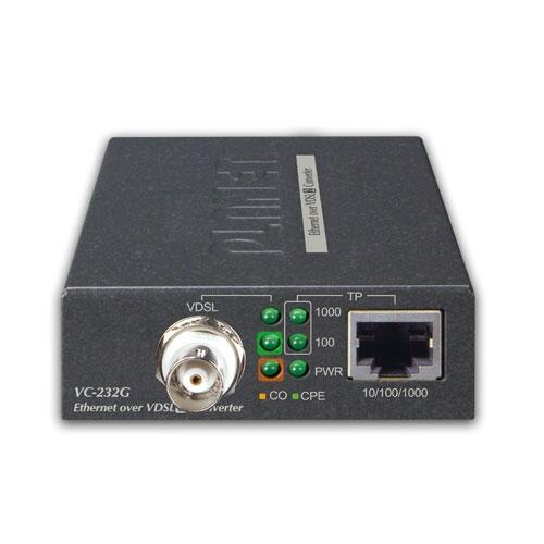 MC-PLANET-VC-232G PLANET VC-232G VC-232G Gigabit Ethernet over Coax conv. 1 x RJ45 10/100/1000T, 1 x BNC/VDSL2 f.