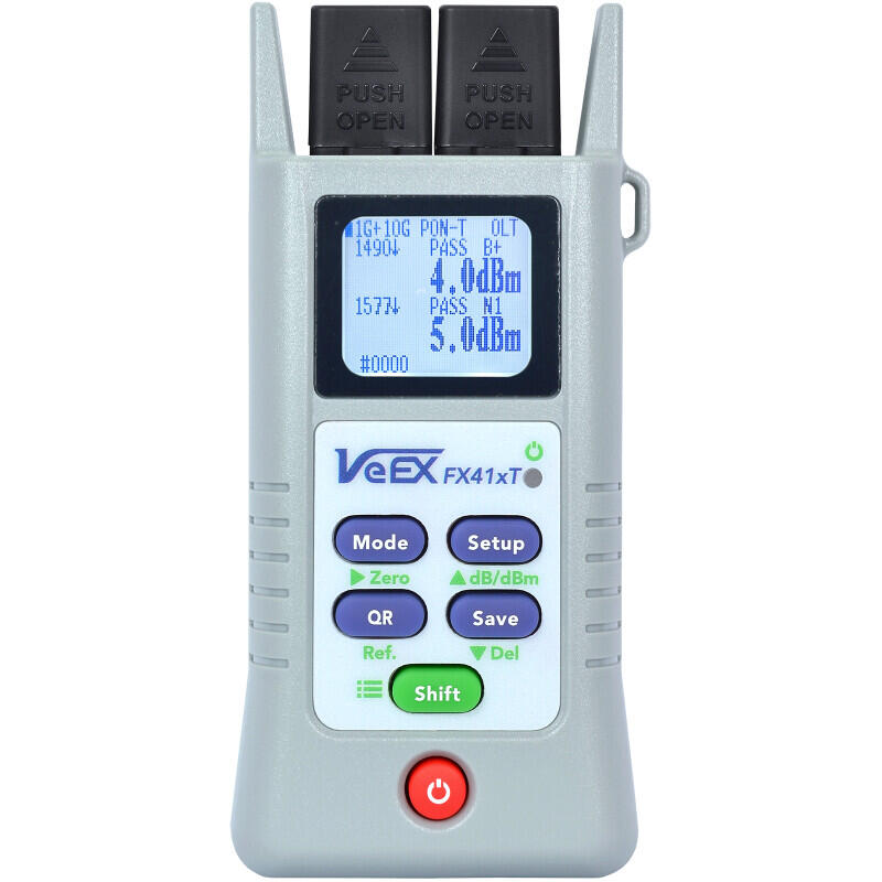 VX-FX41xT-PM-HP1 VeEX  VeEX FX41xT PON Effektmeter, H&#248;y Effekt 1490/1577nm med SC/APC kontakt og VFL