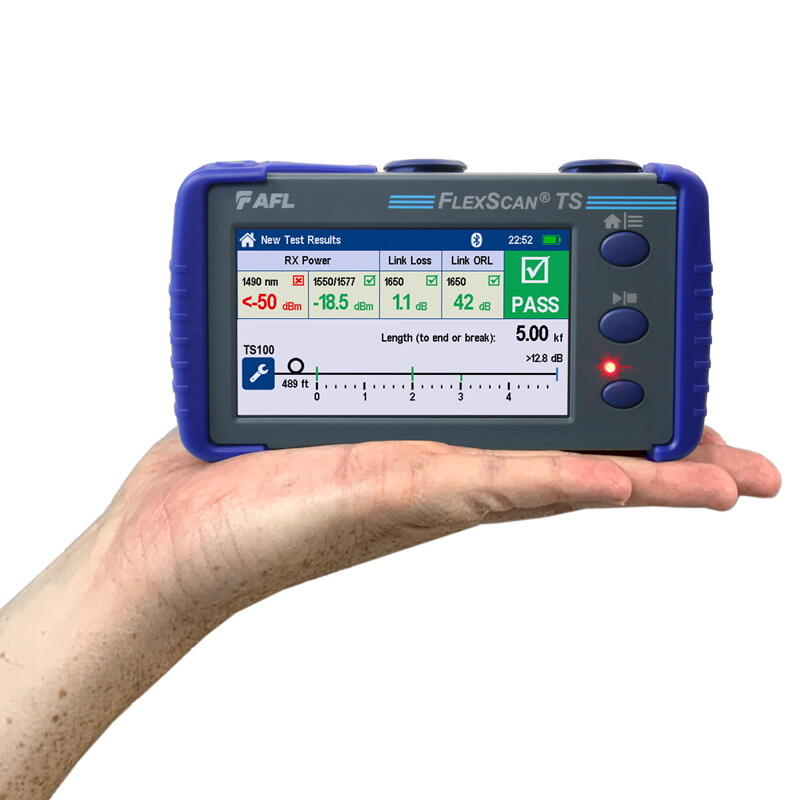 AFL-TS100-60-P2-BAS AFL TS100-60-BAS-P2-W1 AFL TS100-60 PON-feilsøker, basic kit Effektmåling og "OTDR" til splitter