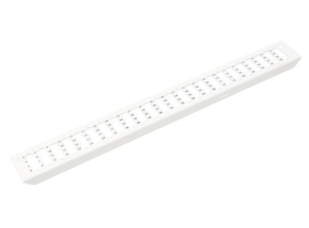 Adapteplate for12x LC-DPX til FP10 panel med nummerering 1-24 