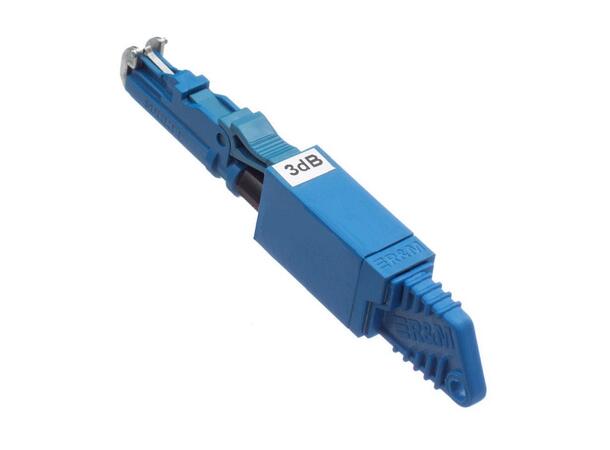 Attenuator E2000/UPC, SM, x dB Male to Female, 1310/1550nm 