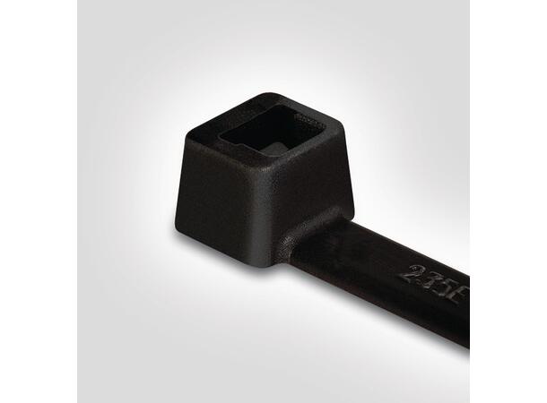 Buntebånd med innvendige riller : T30L Strips Svart T30L 200x3,5mm 