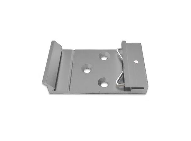 DIN-Rail Mounting Kit, silver for Planet media converters