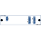F-OMUX-4LB-LU Fiberworks AS  Fiberworks 4 ch. O-band DWDM Mux+Demux O-band 228.4-229.0 THz, 200GHz, LC/UPC
