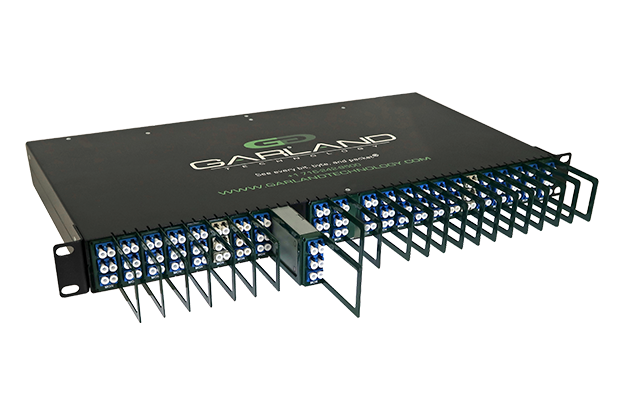 GT-FMC-1U Garland Technology FMC-1U Garland 1U Fiber Modular Chassis Holds up to 24 LC or 16 MPO TAP modules