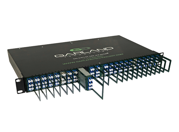 Garland 1U Fiber Modular Chassis Holds up to 24 LC or 16 MPO TAP modules