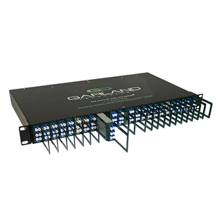 Garland 1U Fiber Modular Chassis Holds up to 24 LC or 16 MPO TAP modules