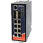ORing GigE 8x PoE RJ45 + 4x SFP Managed Switch, 24V, Slim