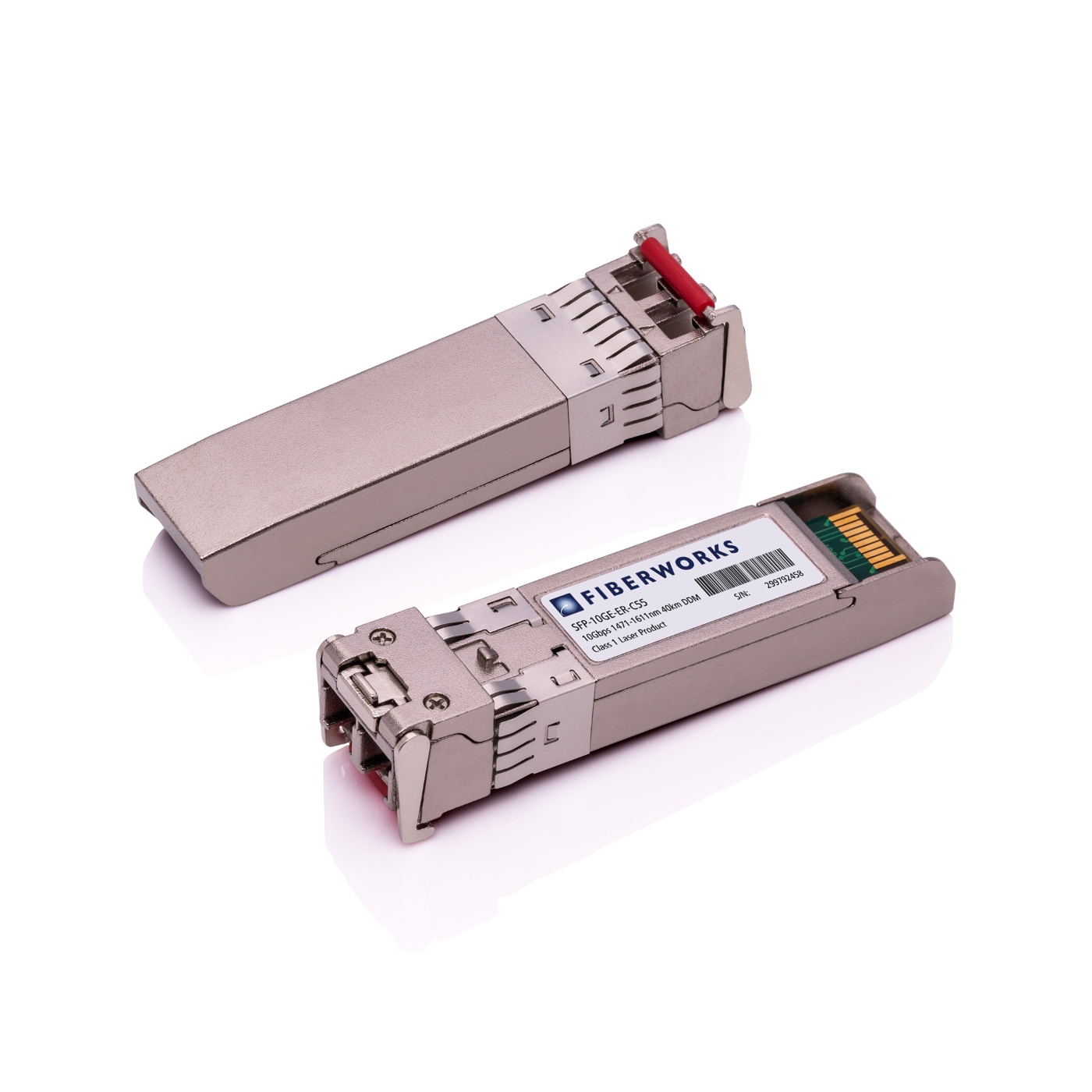 SFP-10GE-ER-C59-C Fiberworks AS  SFP+, 10GBase-LR, DDM, 40km CWDM 1591 nm, 15dB, SM, Cisco