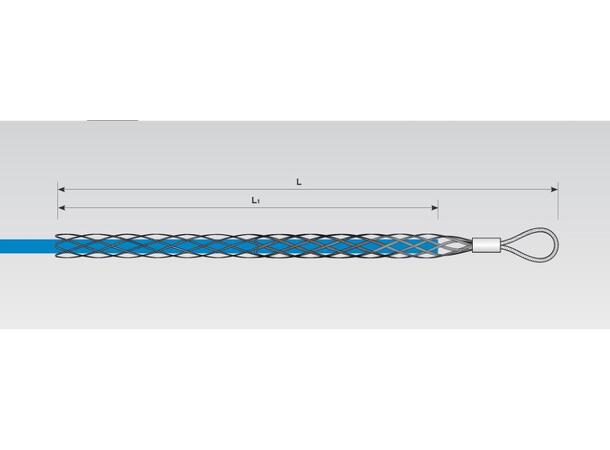 Trekkestrømpe for fiberkabel Kabeldiameter Ø6-12mm, lengde 700mm