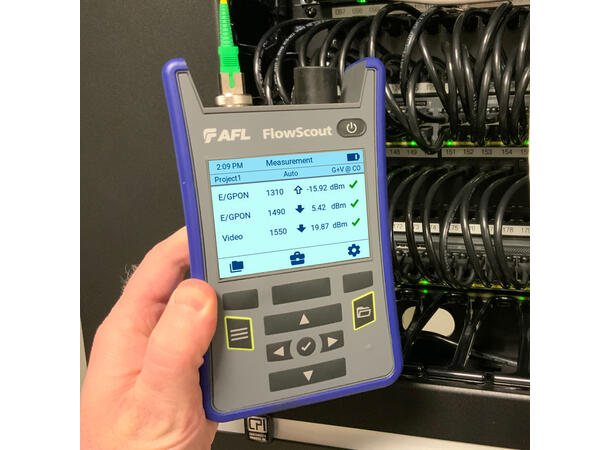 AFL FlowScout PON Effekt meter For GPON, XG/XGS-PON 