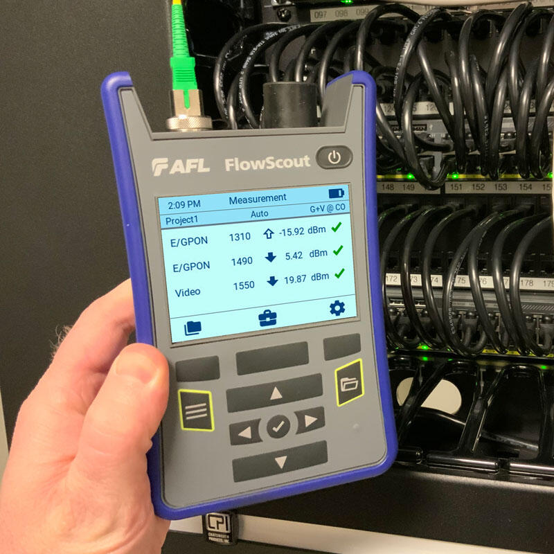 TM-AFL-TPPM-XG AFL TPPM-XG-0900PR AFL FlowScout PON Effekt meter For GPON, XG/XGS-PON