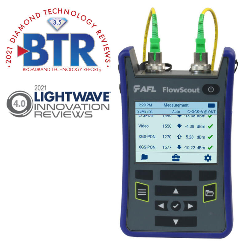 TM-AFL-TPPM-XG AFL TPPM-XG-0900PR AFL FlowScout PON Effekt meter For GPON, XG/XGS-PON