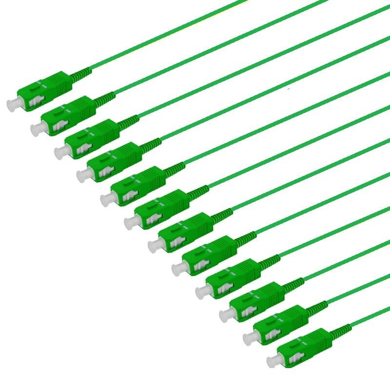 PT-SM9-T9G-SCA-15-BP Fiberworks AS  Fiberhale SM SC/APC 12-pakning, 1,5 m 9/OS2 G.657.A2, 900&#181;m fast kledn. Gr&#248;nn