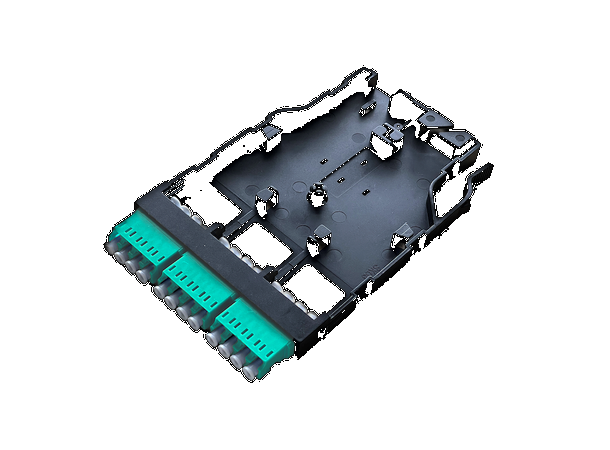 MPB6 Modul for patching 12x LC MM OM3 3x LC-QUAD adapter, Aqua. B90