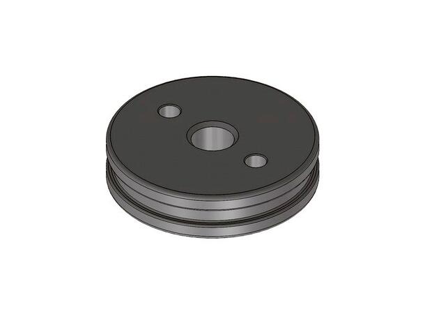 MicroFlow drivhjul inkl. o-ring 2.5mm For kabel Ø 2.1-2.5 mm 