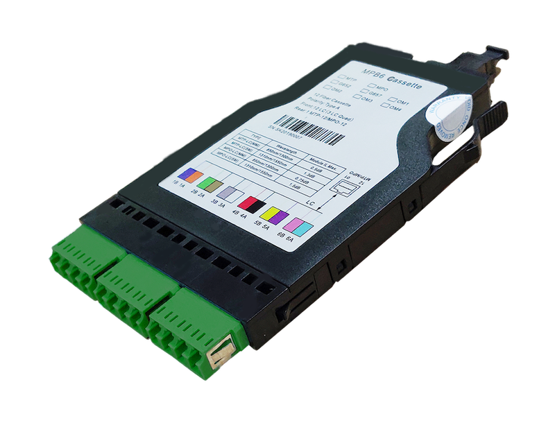 MPB6-KEA1-1M1Ma12LA Fiberworks AS  Modul SM MPO/APC12(m)-12LC/APC Pol. A Pol A. G.657.A1. Elite Low Loss. B90