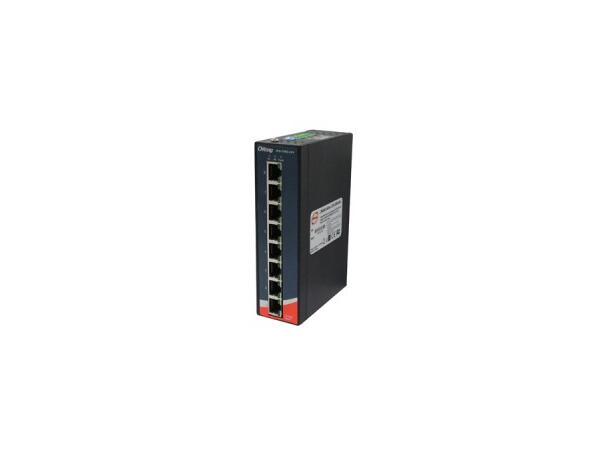 ORing FastE 8x 10/100TX PoE RJ45 Unmanaged Switch, 24V 