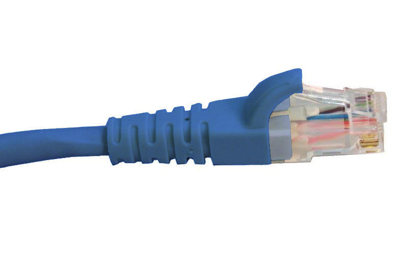 P-CAT6-S5B-UTP0.5   Snor Cat.6 U/UTP bl&#229; 0,5 m AWG 24/7, &quot;Snag-less&quot; LSZH
