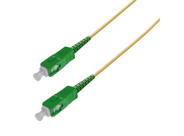 Snor SM SPX SC/APC-SC/APC xx m 9/OS2 G.657.A2 ø2mm Gul 