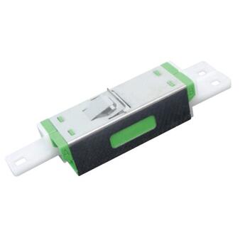 ADA-E2000-DUP-GR/FL Fiberworks AS  Adapter SM E2000/APC-DPX Gr&#248;nn Snap-in montering, keramisk hylse
