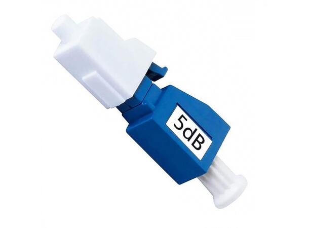 Attenuator LC/UPC SM, 19 dB Male to Female, 1310/1550 nm 
