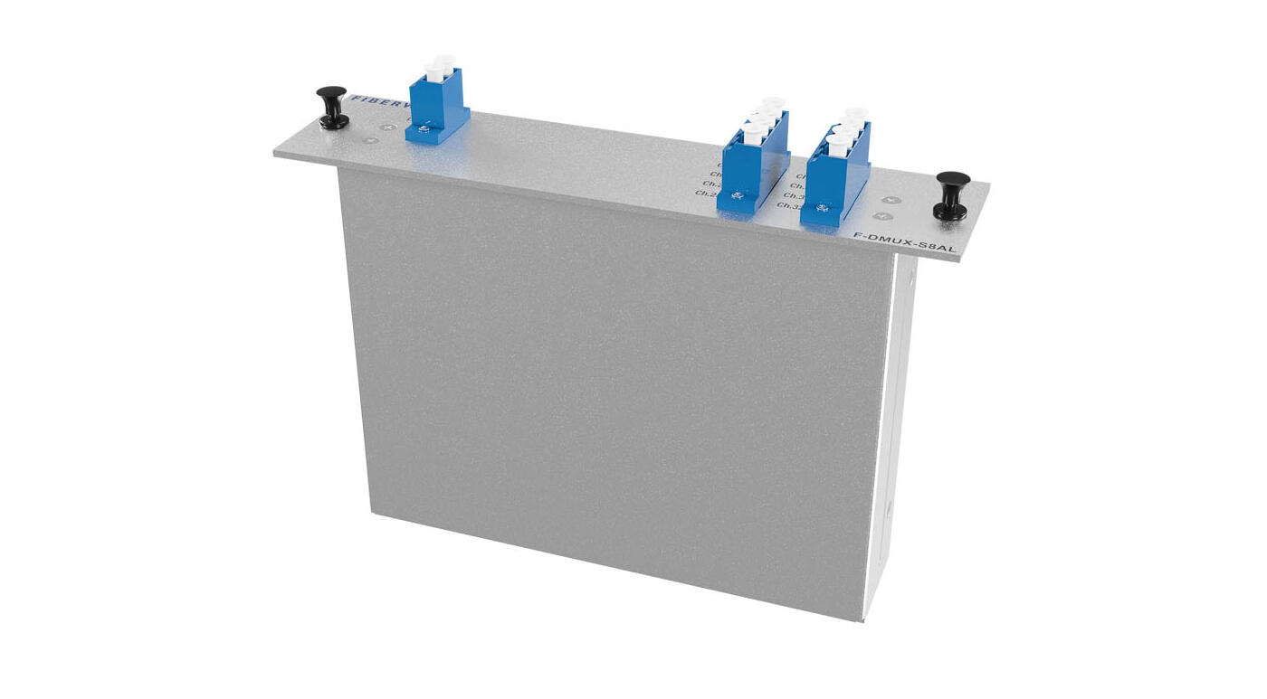 F-DMUX-S8AL-2532-LU Fiberworks AS  Fiberworks 8 ch. DWDM Mux/Demux, Side A C25-C32, 100 GHz, Single fiber, Low loss