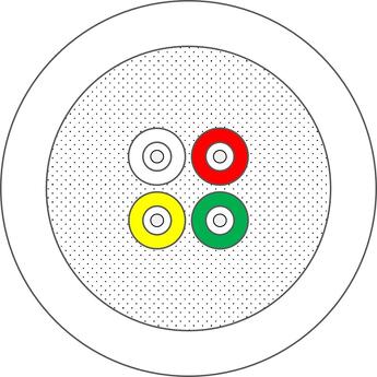 K-FTTH-W-7A2-G4-5H Fiberworks AS 1025448 G4 Supraflex, Hvit, &#248;4,5mm G.657.A2, leveres &#224; 500 m rull i boks
