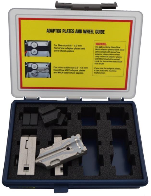 B-NANO-103-160601302 Fremco A/S 103-160601302 NanoFlow Fiber Adaptor set Kabel Ø 1.0-1.1 mm