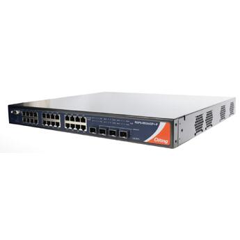ORING-RGPS-R9244GP+P ORing Industrial Networking Corp. RGPS-R9244GP+-P_EU ORing L3 GigE 24x PoE RJ45 + 4x 10G SFP+ Rackmount Switch, AC Power 1000 W, w/MRP