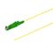 PT-7A2-T9Y-E2A-15-BP Fiberworks AS  Pigtail E2000/APC,12 pack blister, 1,5 m 9/OS2 G.657.A2, 900µm fast kledning, Gul