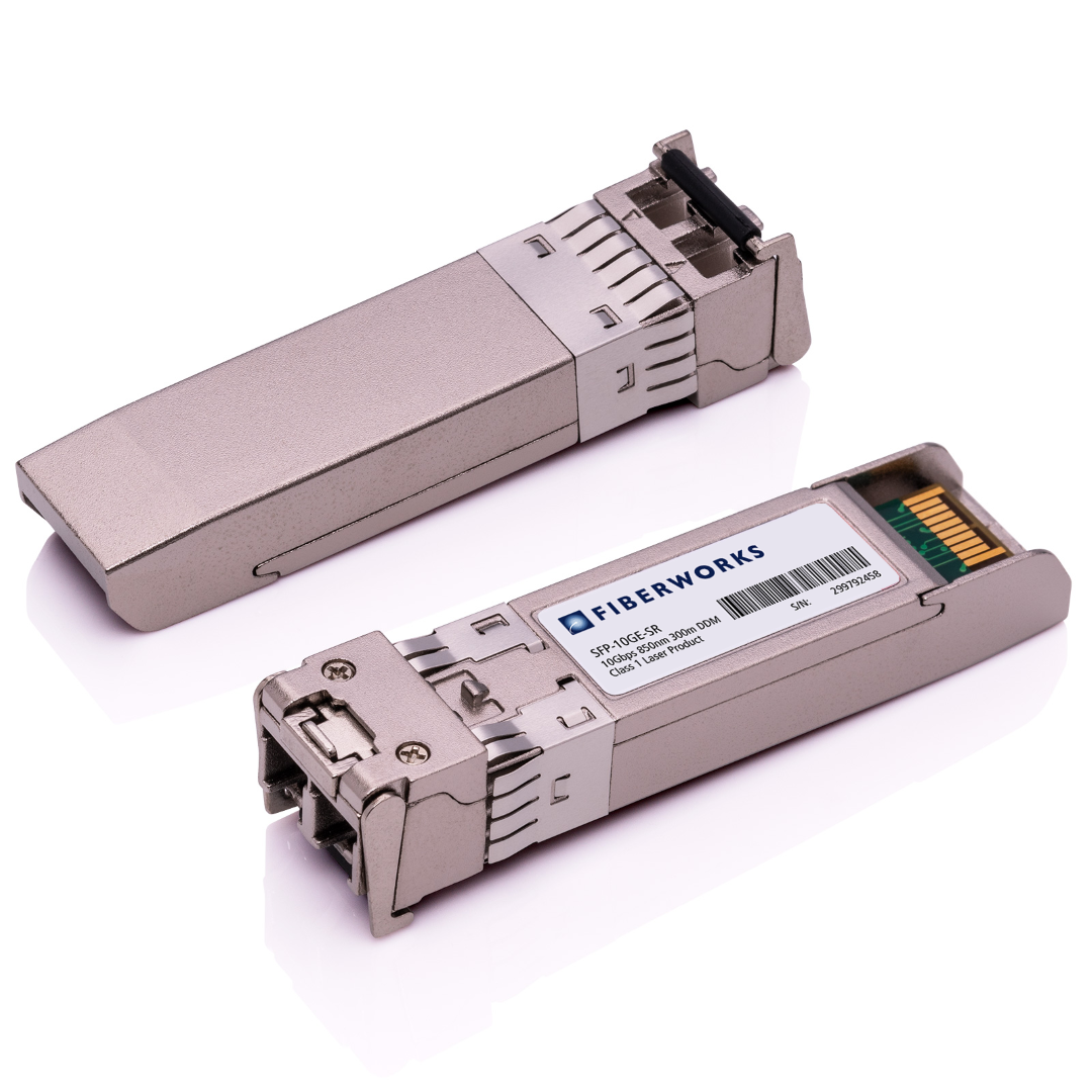 SFP-10GE1G-SR-U Fiberworks AS  SFP+, 10G/1G Ethernet, DDM, 300m 850nm, 4dB, MM, Fiberworks