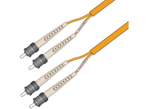 Snor MM DPX Forsterket ST/PC-ST/PC xx m 62,5/OM1 3x5mm Oransje 