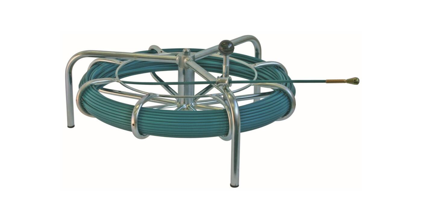 VOL-GVSH80MB Volta Macchine SRL  VOLTASIX glassfiber trekkefjær 6.0mm 80m På stativ, M6 gjengetapp u/kobberkjerne