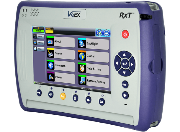 VeEX RXT-4113+ DWDM OTDR C14-62//35//62F 38.5 dB, RXT-1200 Platform, Wifi+BT, LS 