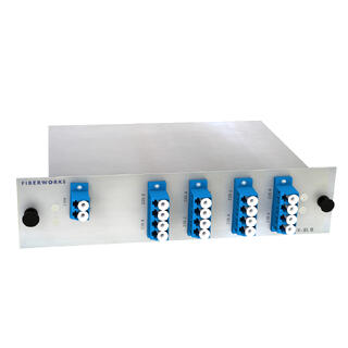 Fiberworks 8 ch. O-band DWDM Mux+Demux O-band 228.4-229.8 THz, 200GHz, LC/UPC