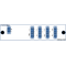 F-OMUX-8LB-LU Fiberworks AS  Fiberworks 8 ch. O-band DWDM Mux+Demux O-band 228.4-229.8 THz, 200GHz, LC/UPC