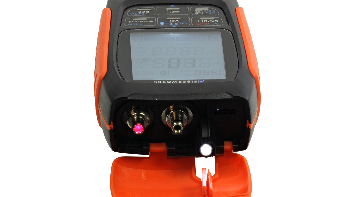 TM-FW-OPM-6B Fiberworks AS  Fiberworks Optisk effektmeter m/VFL 700-1700 nm InGaAs, -50 til +26 dBm