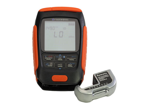Fiberworks Optisk effektmeter m/VFL 700-1700 nm InGaAs, -50 til +26 dBm 