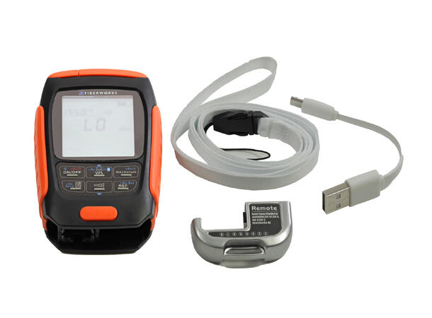 Fiberworks Optisk effektmeter m/VFL 700-1700 nm InGaAs, -50 til +26 dBm 