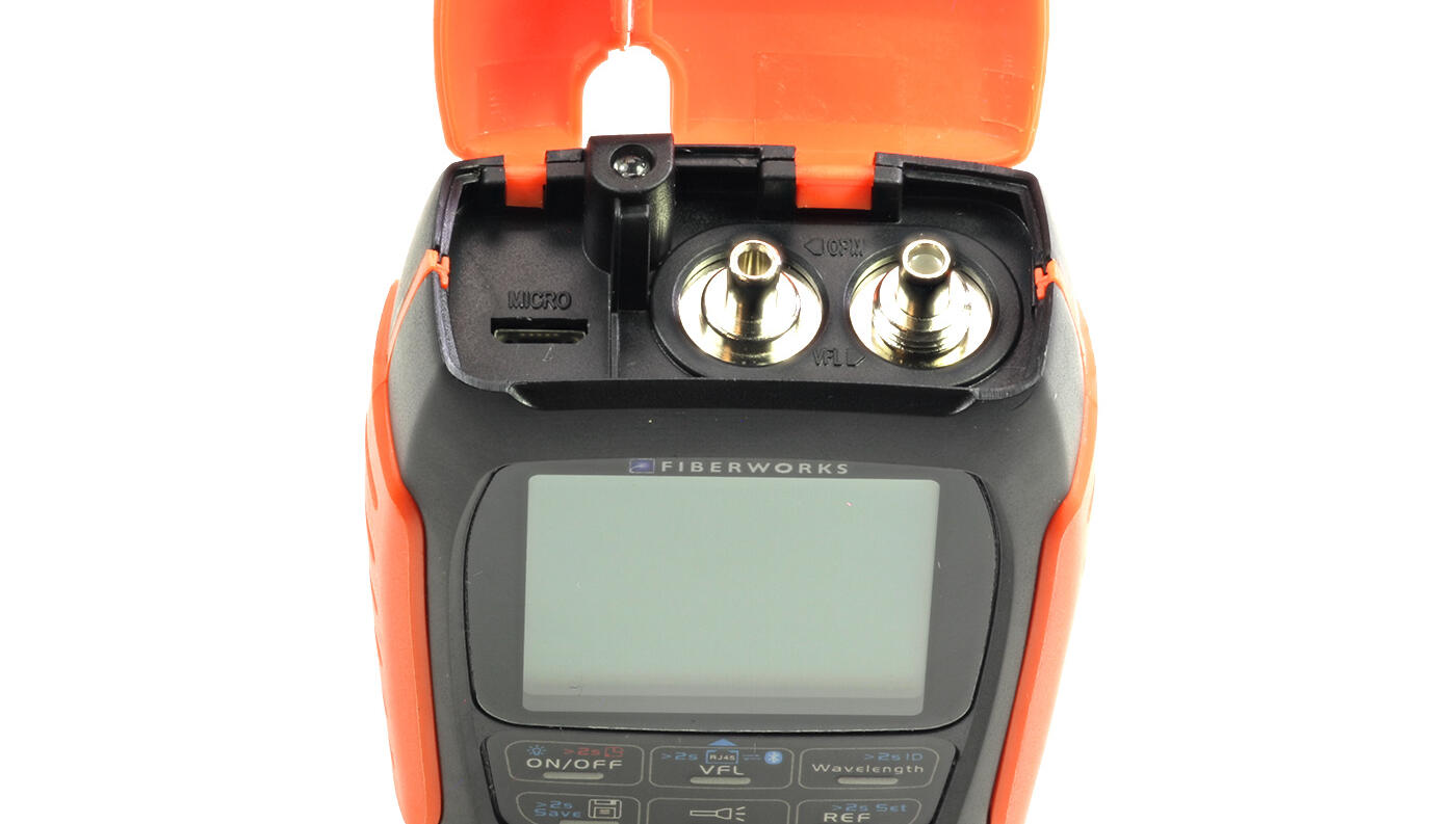 TM-FW-OPM-6B Fiberworks AS  Fiberworks Optisk effektmeter m/VFL 700-1700 nm InGaAs, -50 til +26 dBm
