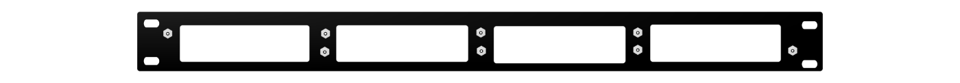GT-RMP-1U Garland Technology RMP-1U Garland 1U Rack Mount Kit Holds up to 4 Portable TAPs